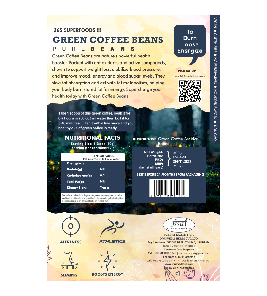 Innoveda Green Coffee Beans